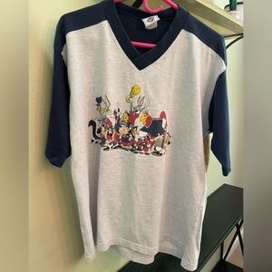 Vintage 1994 Looney Tunes World Cup Soccer USA 94 Shirt Size Medium